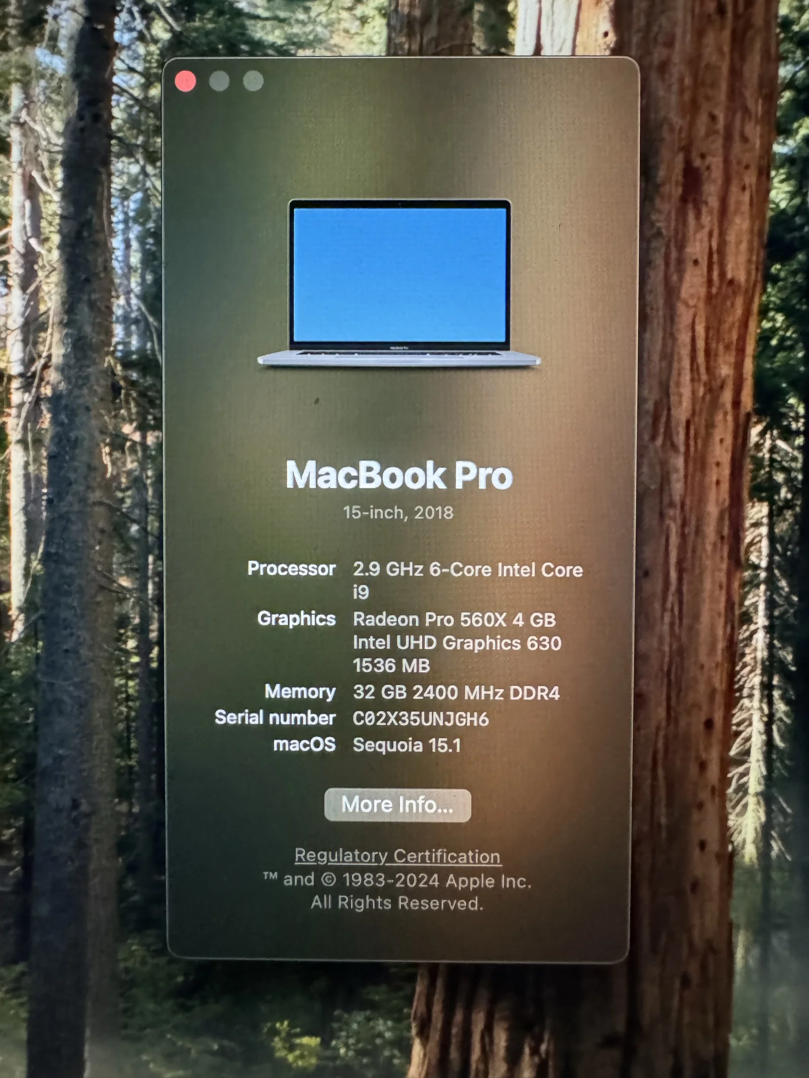 Apple MacBook Pro 15-inch (2018) – Core i9, 32GB RAM, 512GB SSD, Radeon Pro 560X - Image 5