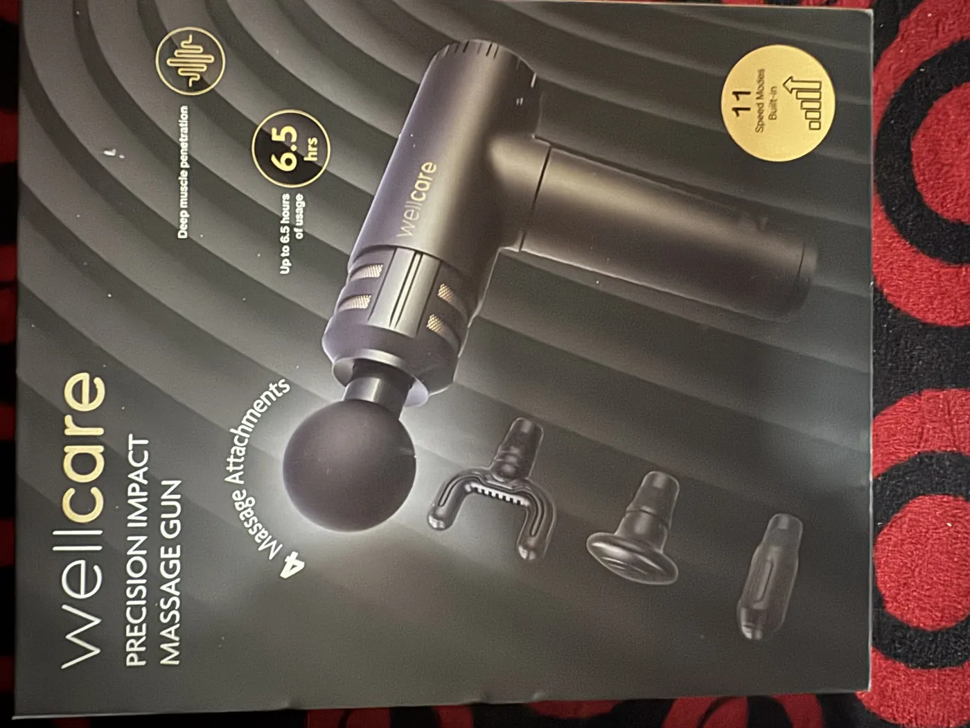 Welcare Precision Impact Massage Gun (Model FE-5867) – 11 Speeds, LCD Display