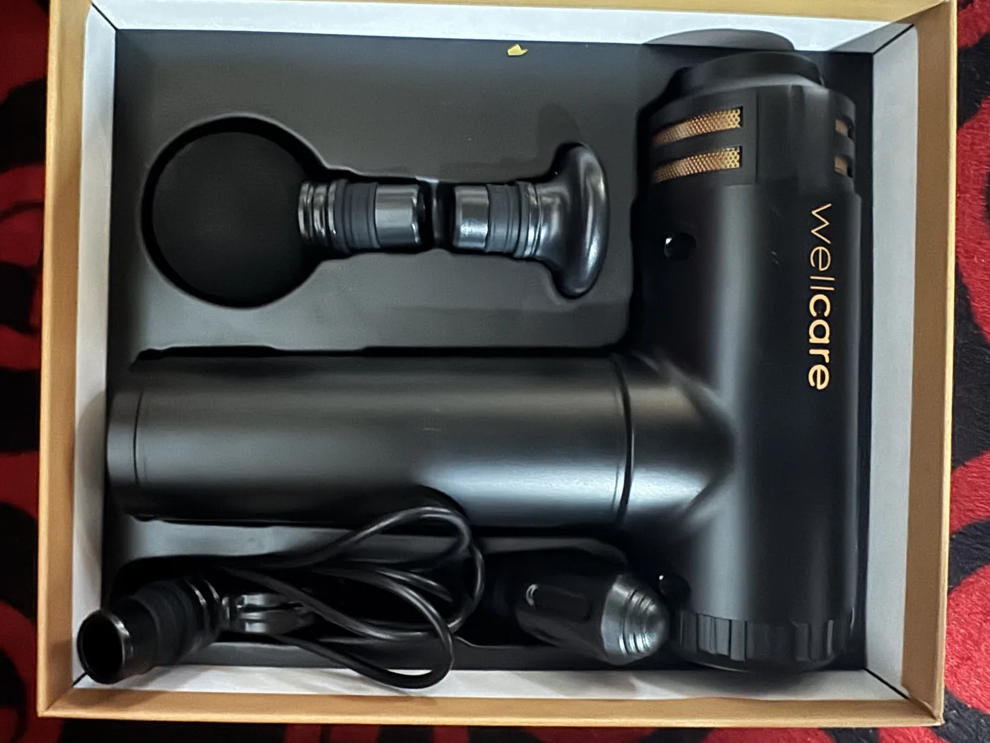 Welcare Precision Impact Massage Gun (Model FE-5867) – 11 Speeds, LCD Display - Image 2