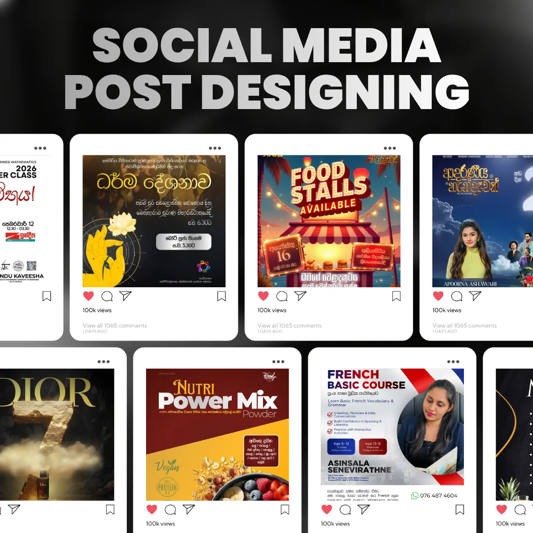 Professional Social Media Post Design