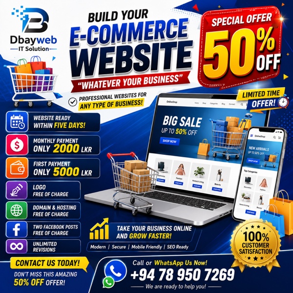 E commerce website development